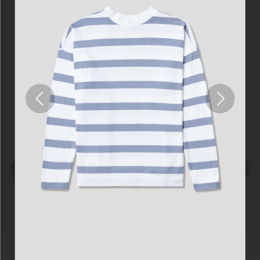 AYR Blue and White Long Sleeve Tee